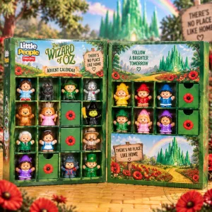 The Wizard of Oz Little People Collector Advent Calendar Holiday Figure Set