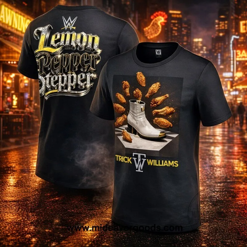 United States Champion Trick Williams Lemon Pepper Steppers Shirt
