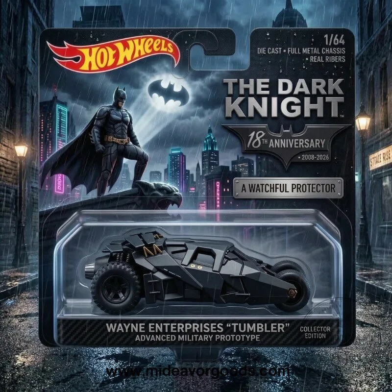 Batman The Dark Knight 18th Anniversary 1/64 Tumbler Batmobile