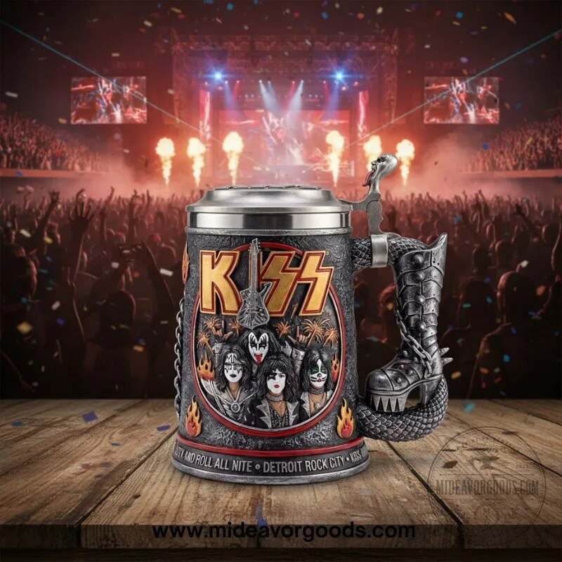 Vintage Heavy Metal Rock Band Collector Beer Stein